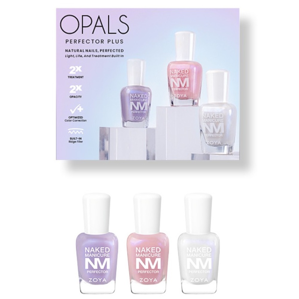 NEW! Zoya Nail Polish Opal Perfector Plus Trio
